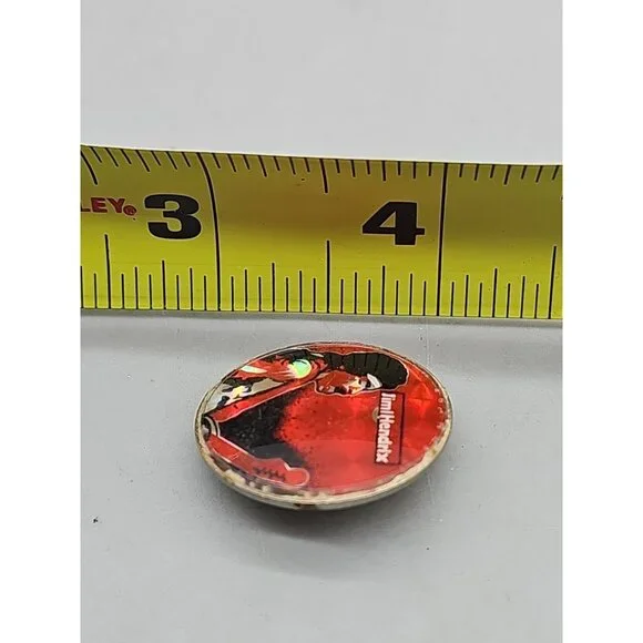 JIMI HENDRIX VINTAGE PRISMATIC PIN‎ BADGE BUTTON UK IMPORT - Picture 4 of 4